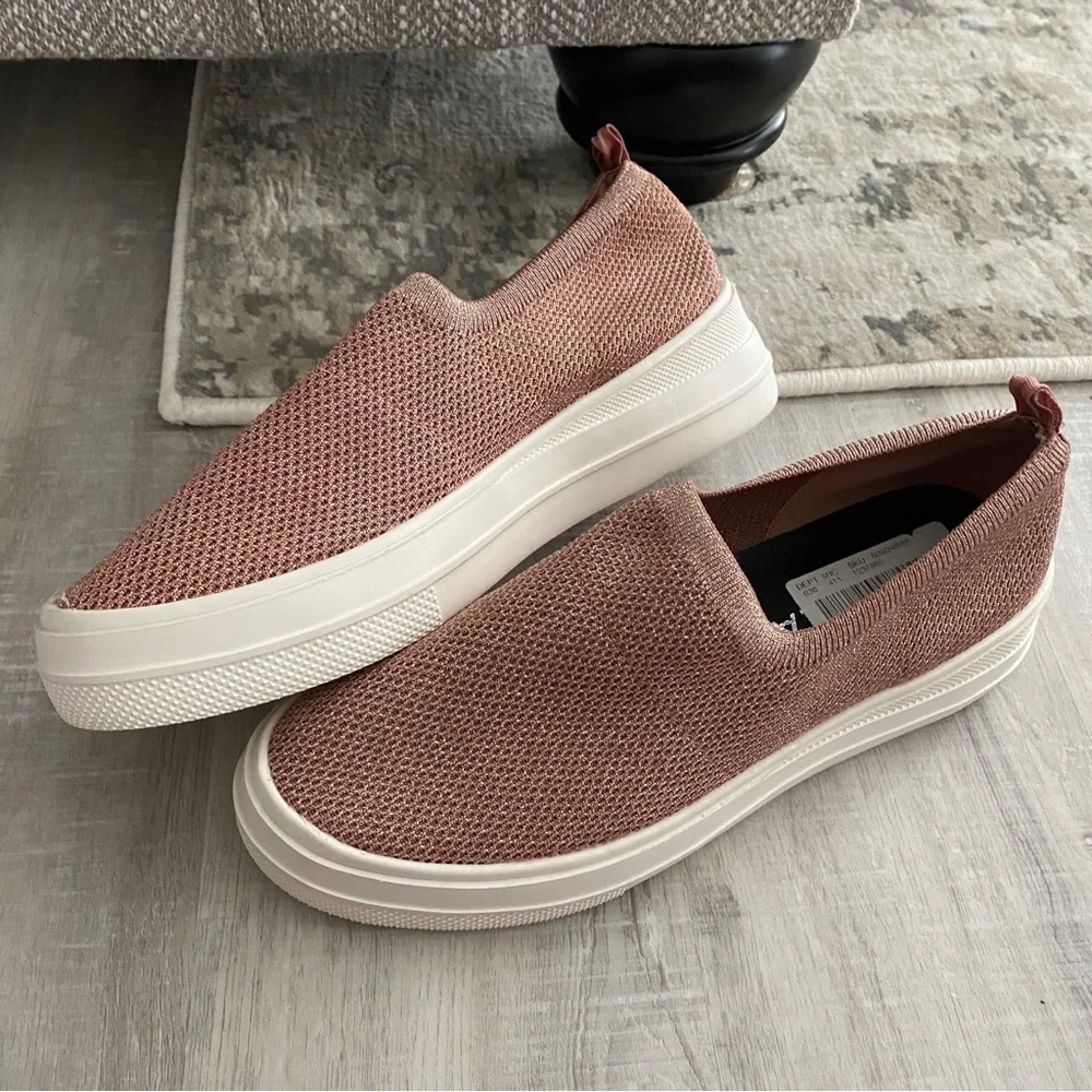 Carvela Campaign Stretch Pink Slip-On Sneakers